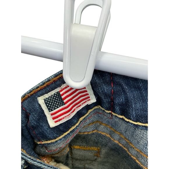 TRUE RELIGION Women's Jeans Lizzy Size 32 Made In USA Blue Denim - Picture 13 of 13